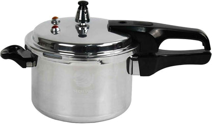 Aluminium Induction Pressure Cooker Dual Handle Kitchen Catering Cookware