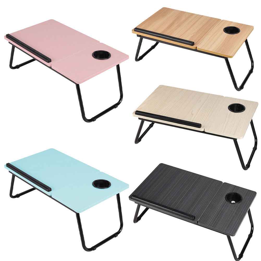 Folding Laptop Bed Table Sofa Breakfast Tray Portable Computer Lap Desk Stand
