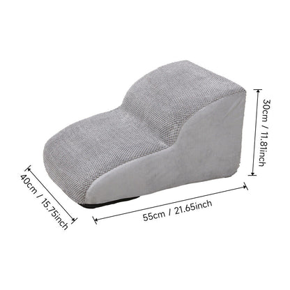 3/4/5 Steps Dog Stairs Pet For Bed Sofa Cats Ladder Ramp With Removable Cover UK