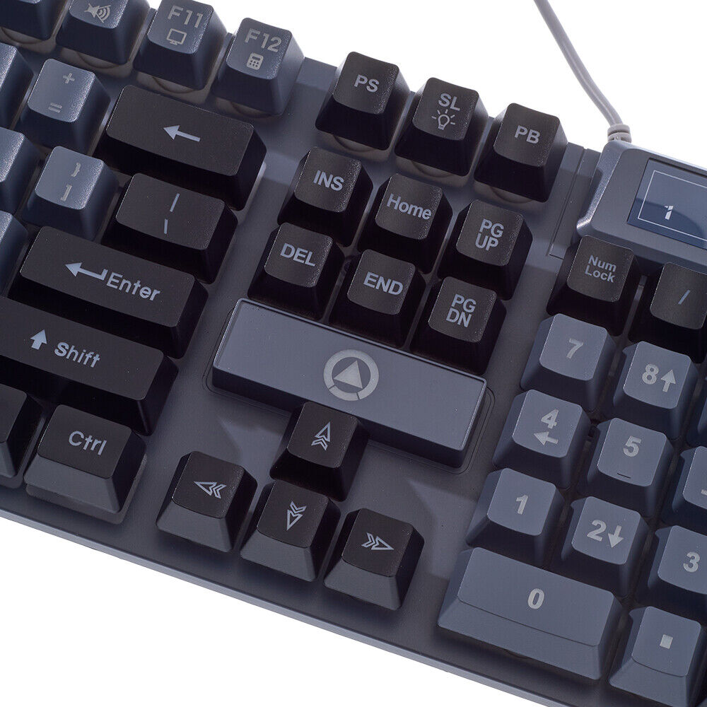 K500 Mechanical Gaming Keyboard 104 Keys USB Wired RGB Backlit Keypad PC Game