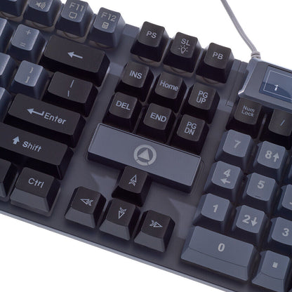 K500 Mechanical Gaming Keyboard 104 Keys USB Wired RGB Backlit Keypad PC Game