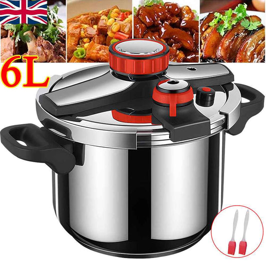 HINSINC 6L Pressure Cooker aluminum Pressure Cooker Kitchen Catering Cookware
