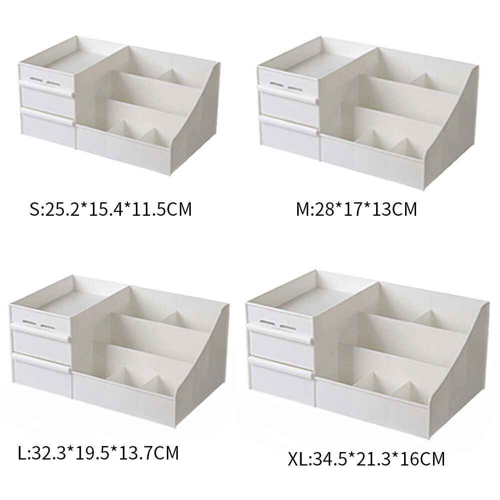 Bedroom Dressing Table Makeup Cosmetics Organiser Home Desktop Tidy Storage Box