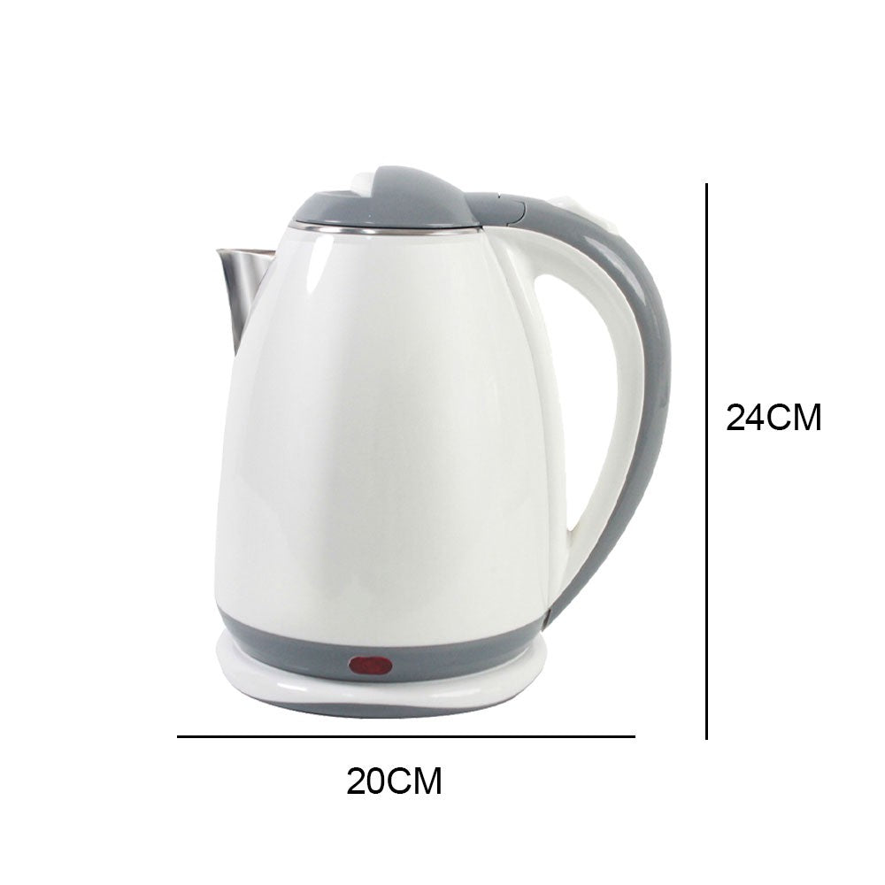 1.8L Stainless Steel Electric Kettle: Rapid Boil, Travel, Camping, Caravan - Ceenaz Store