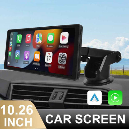10.26 Inch 4K Touch Screen Car Bluetooth FM Wireless Apple CarPlay Android Auto