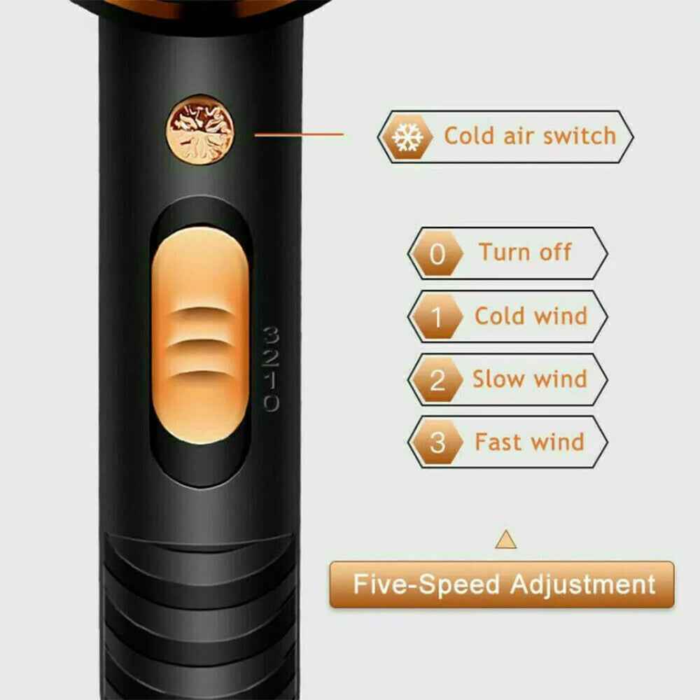 4000W Professional Fast Dry Dryer Ionic Hair Dryer for Curly Straight Hair