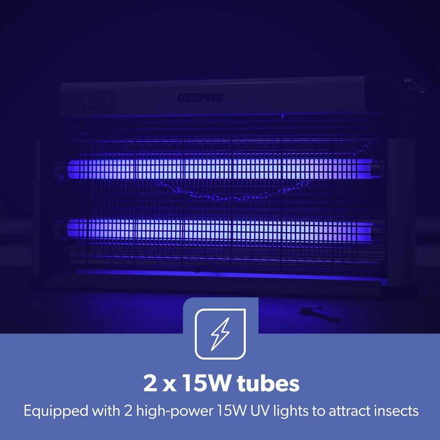 GEEPAS 30W Electric UV Light Insect Mosquito Fly Bug Zapper Killer
