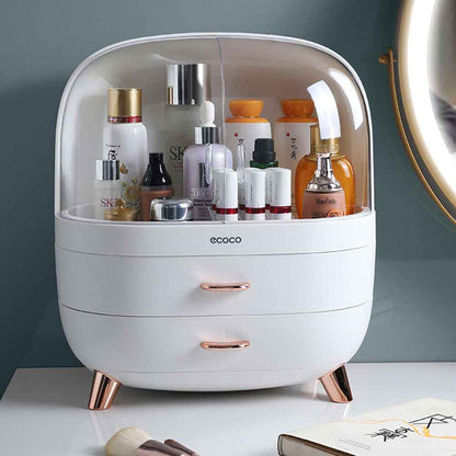 Dressing Table Makeup Storage Box Drawer Desktop Cosmetic Organizer Tidy Case UK