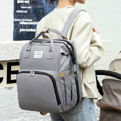 Baby Changing Bag Diaper Bag Large Nappy Backpack with Portable Changing Mat UK