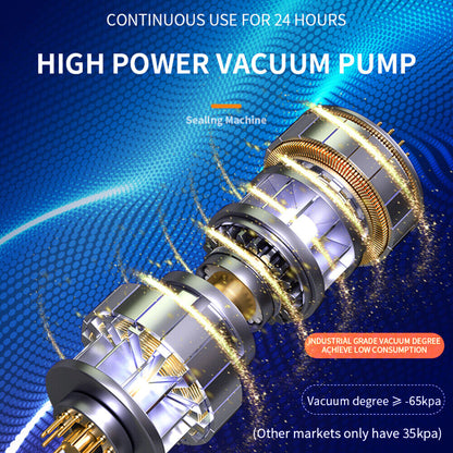 Electric Food Vacuum Sealer Automatic Dry Wet Sealing Packaging Machine +40 Bags