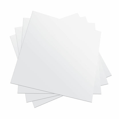 Large Mirror Tiles Wall Sticker Acrylic Self Adhesive Stick On AntiShatter Decor