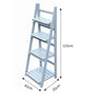 3/4 Tier Folding Wooden Ladder Shelf Flower Pot Holder Plant Stand Rack Storage
