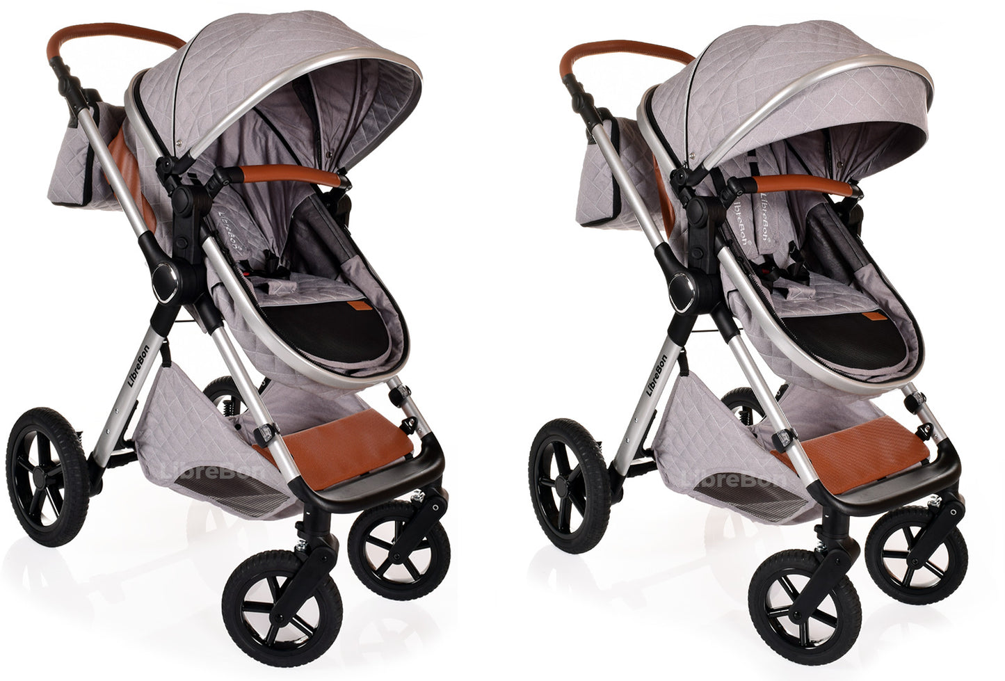 3 in 1 Pram Newborn Baby Buggy Set Travel System with Car Seat Folding Pushchair