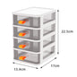 3/4/5 Small Plastic Drawer Storage Tower Organizer Box Office Desktop Tabletop