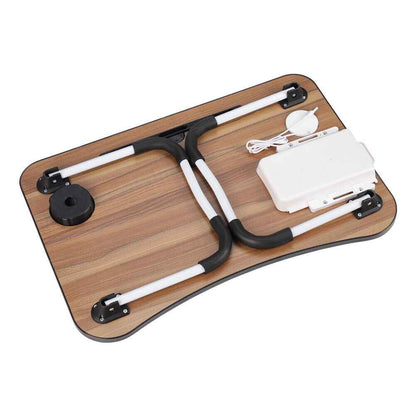 Folding Laptop Bed Table Sofa Breakfast Tray Portable Computer Lap Desk Stand