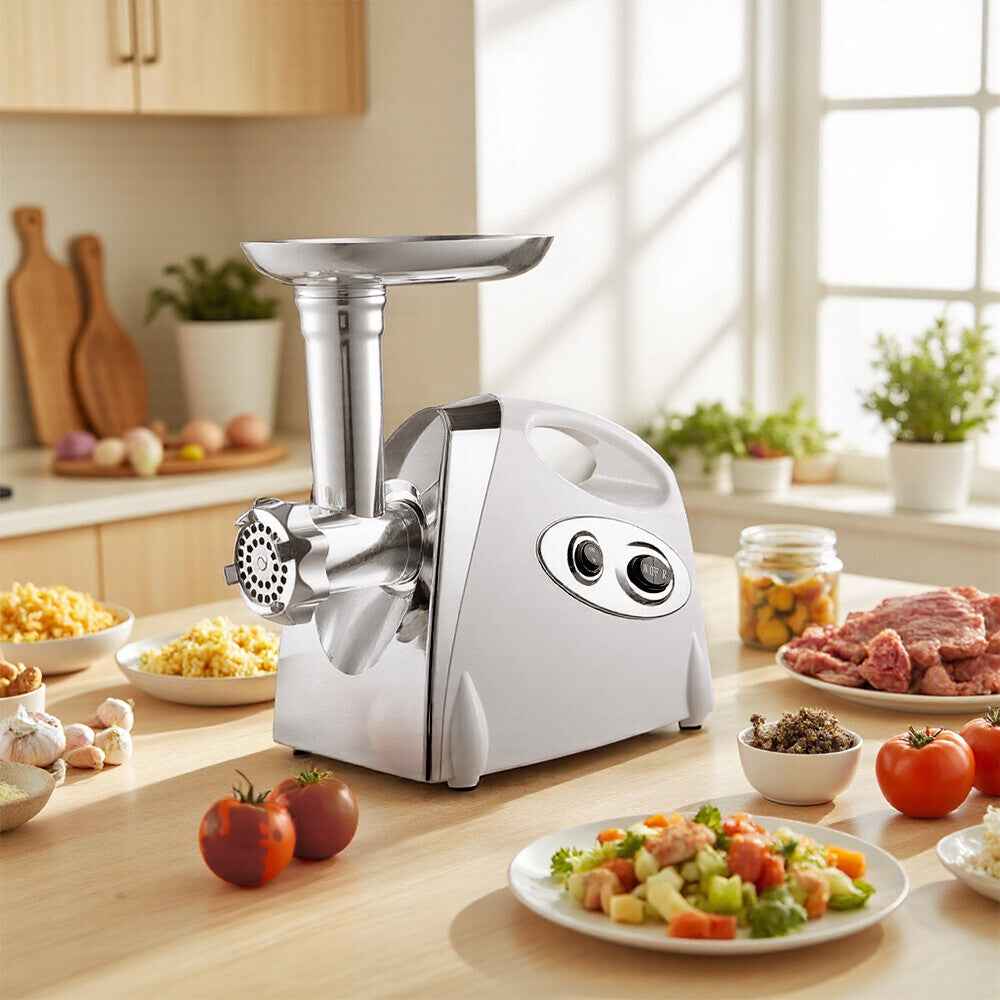 2800W Electric Meat Grinder Mincer Sausage Maker Filler Home w/3 Grinding Plates