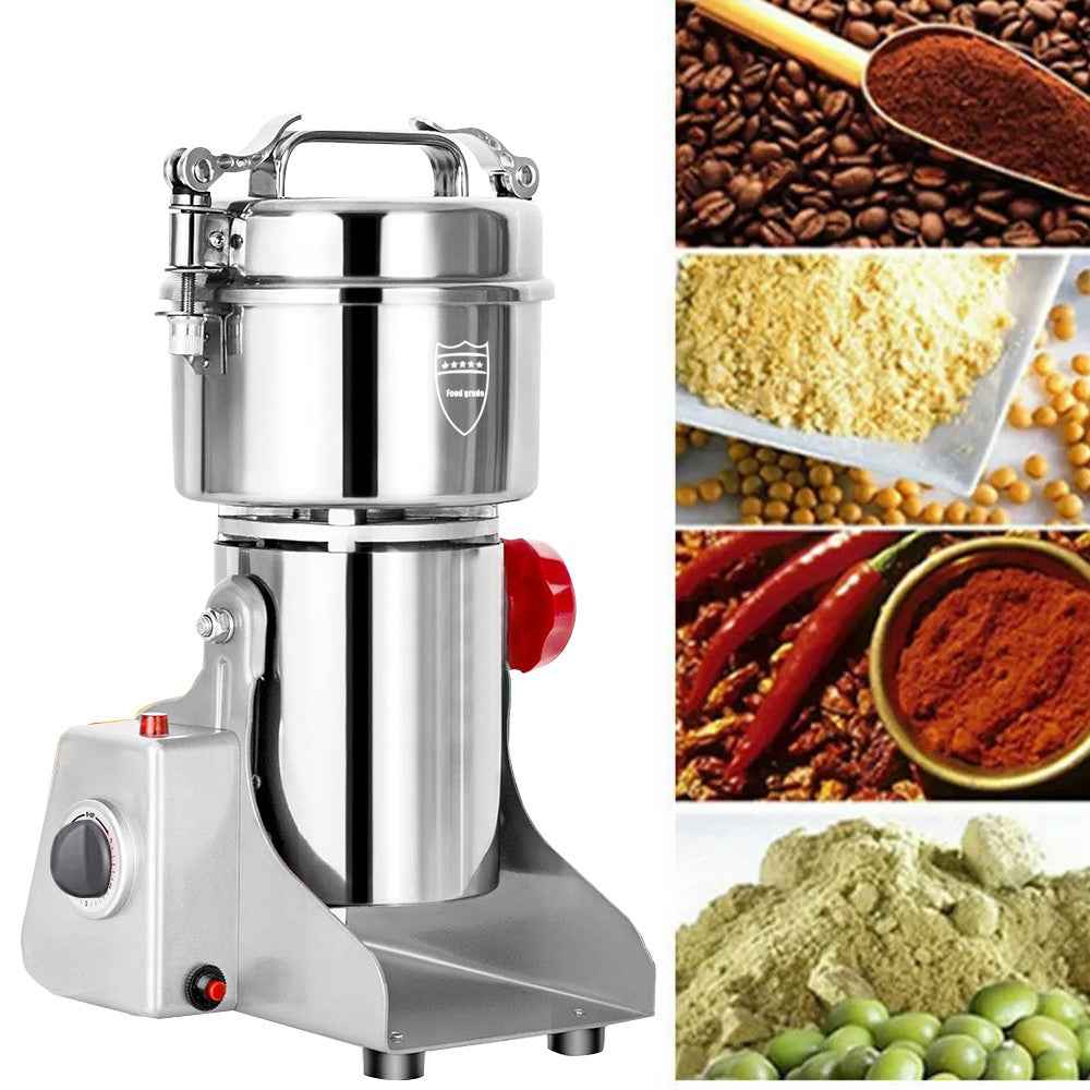 3200W Electric Grain Grinder Cereal Mill Flour Powder High Speed Machine 800g