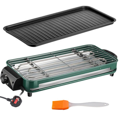Barbecue 1500W Griddle Indoor BBQ Smokeless Convenient Hot PlateElectric Kwzwgdn