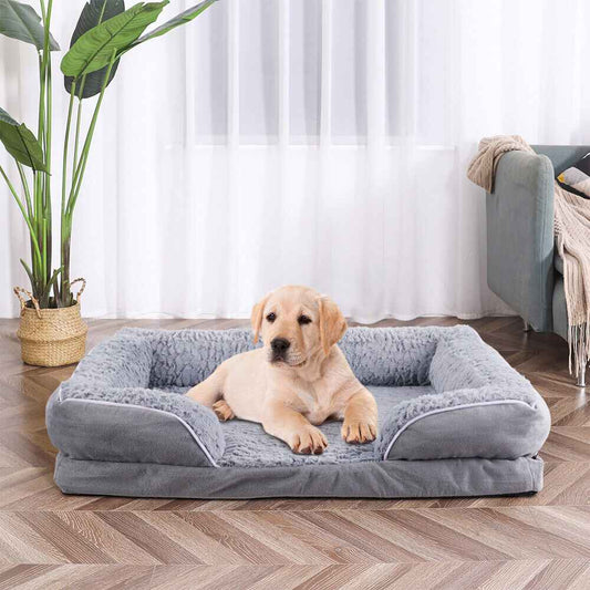 XXL Orthopedic Dog Bed Tremendous Sofa Bed Rich Foam Cushion Cradle Waterproof