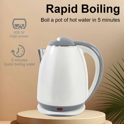 1.8L Portable Electric Water Kettle: Fast Boil, Stainless Steel, Anti-Scalding Design - Ceenaz Store