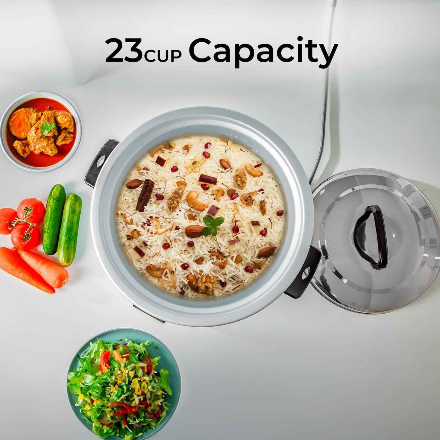 4.2L Commercial Rice Cooker Non-Stick Pot Automatic Keep Warm Catering 1600W