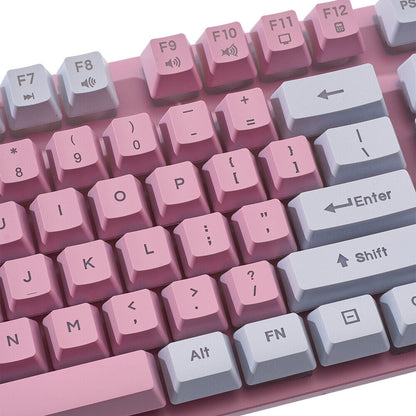 K500 Mechanical Gaming Keyboard 104 Keys USB Wired RGB Backlit Keypad PC Game