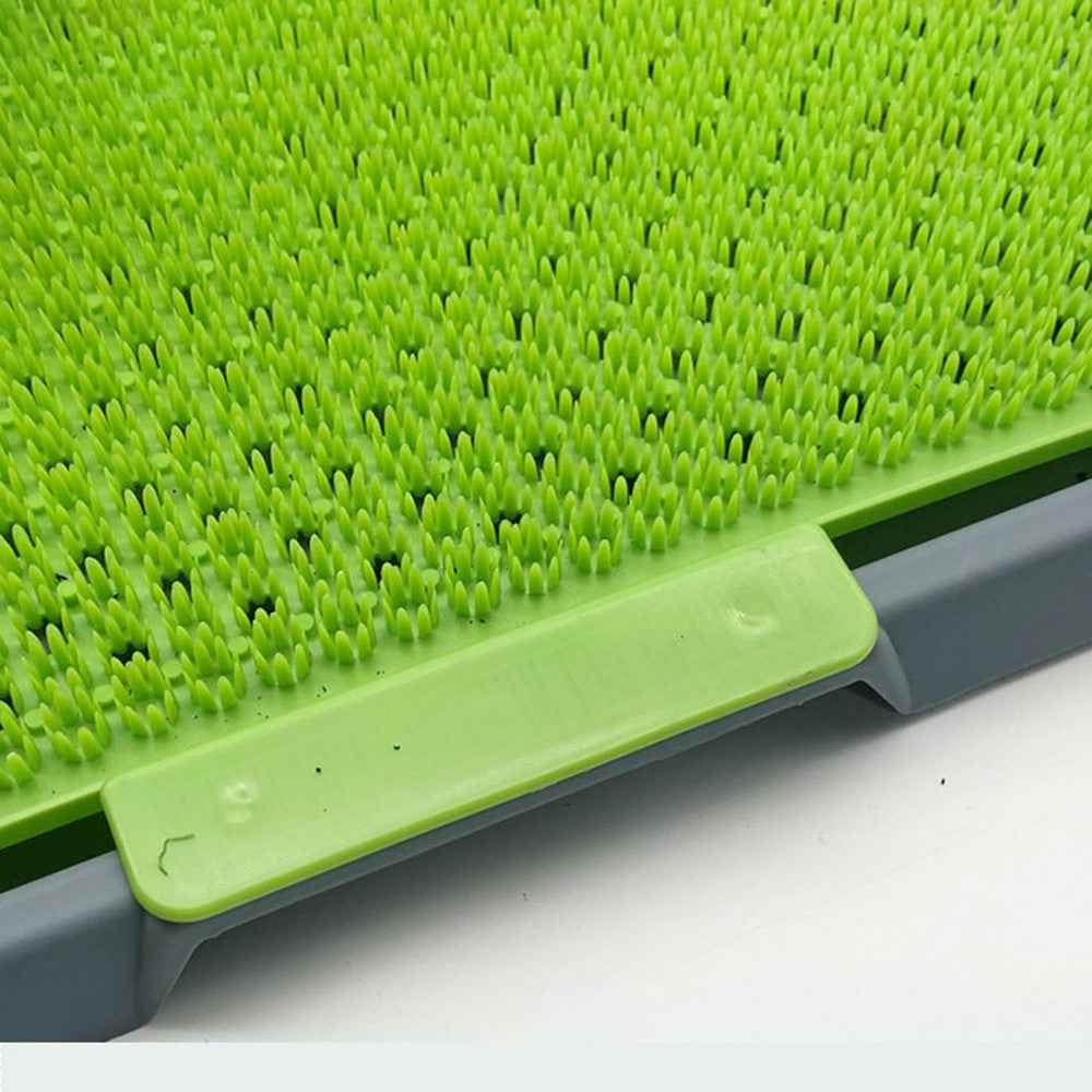 Large Pet Dog Toilet Mat Indoor Restroom Training Grass Potty Pad Loo Tray PadUK