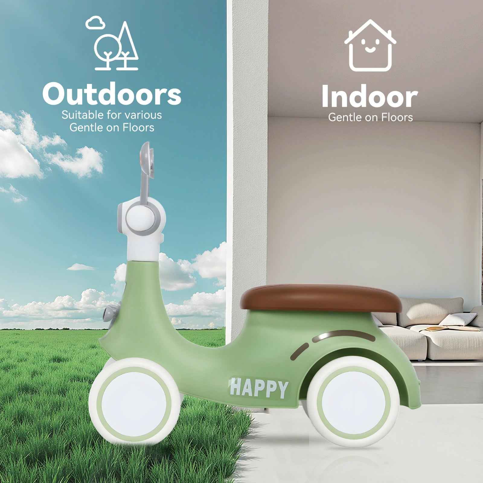 Baby Balance Bike for 1 Year Old Boys Girls, 12-24 Months Toddler Balance Bike