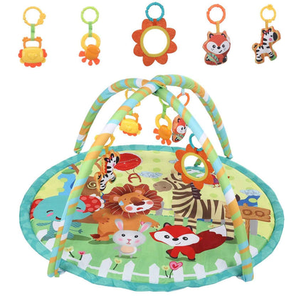 Baby Activity Gym Rack Play Mat Kid Rug Puzzle Mat Carpet Pad Baby Toy UK