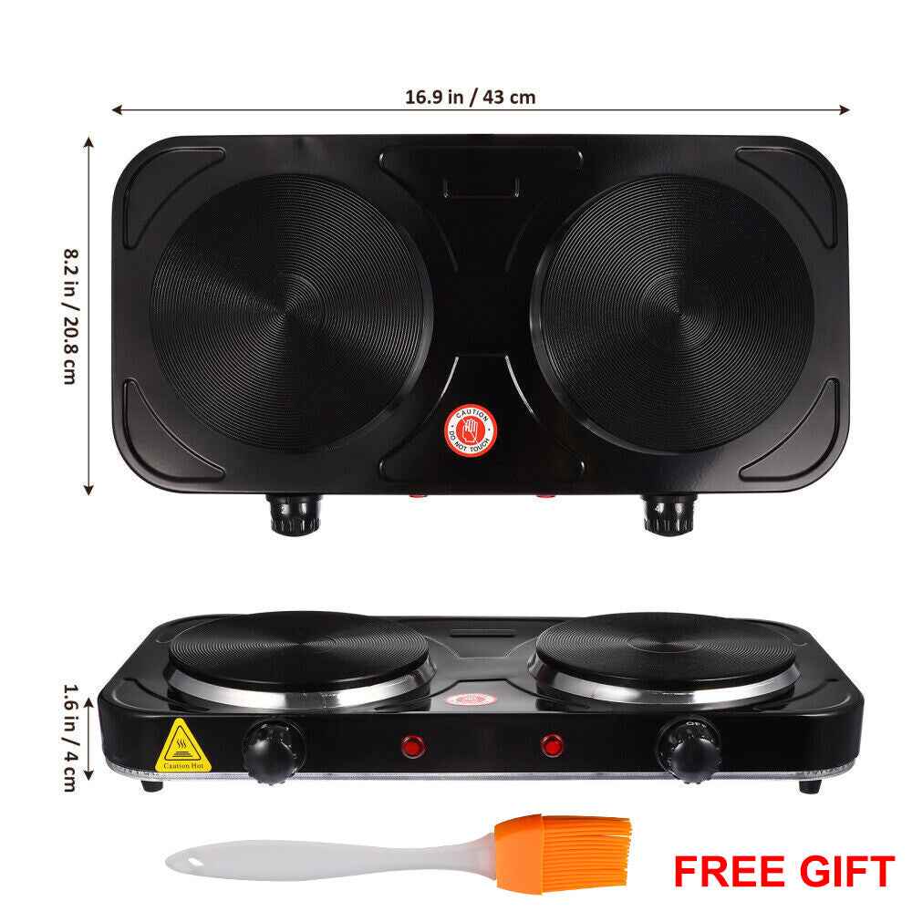2800W Hot Plate Electric Cooker Single Portable Table Top Kitchen Hob Stove UK