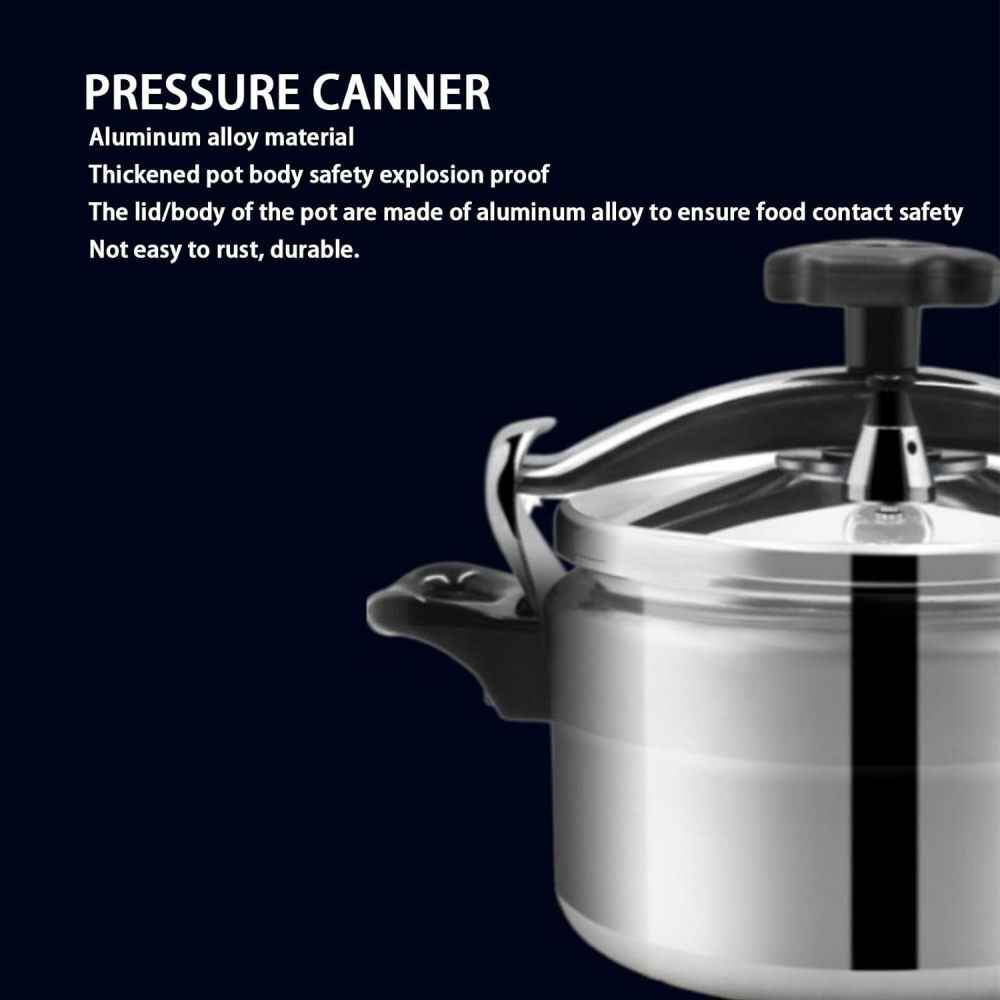 Aluminium Pressure Cooker Quick with Lid Latch Indicator 7L-11L Explosion-Proof