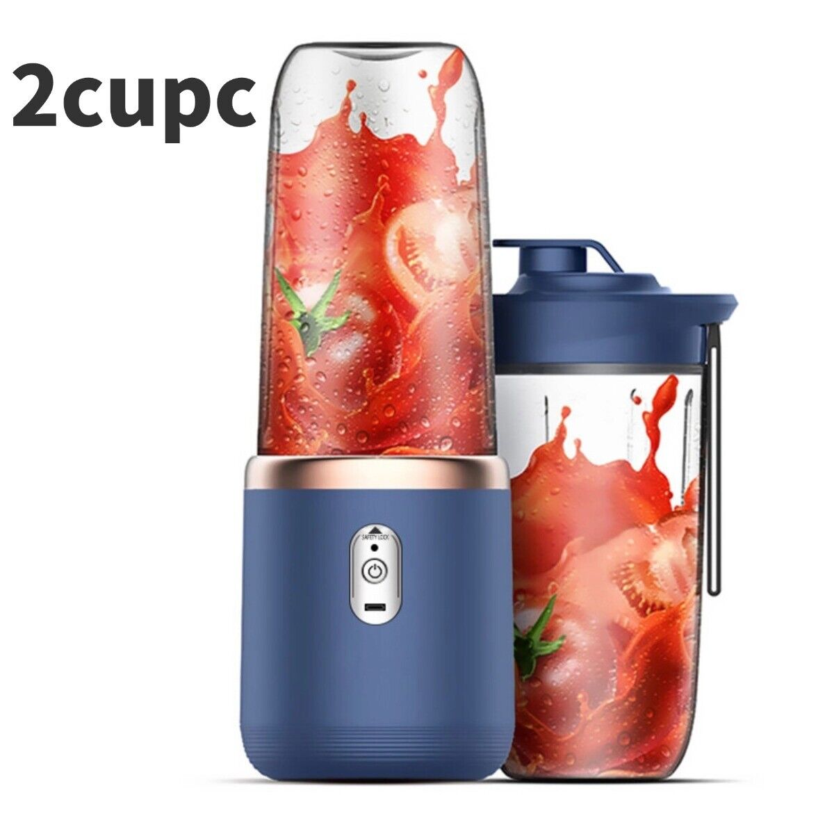 Electric Juice Maker Portable Blender Smoothie Mini Juicer Fruit Machine 400ml