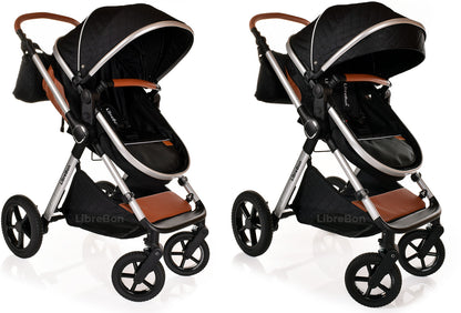 3 in 1 Pram Newborn Baby Buggy Set Travel System with Car Seat Folding Pushchair