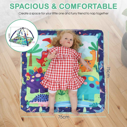Baby Activity Gym Rack Play Mat Kid Rug Puzzle Mat Carpet Pad Baby Toy UK
