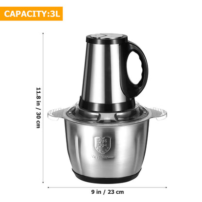 2/3/5L Electric Meat Grinder Mincer Mixer Blender Food Chopper Processor Blender