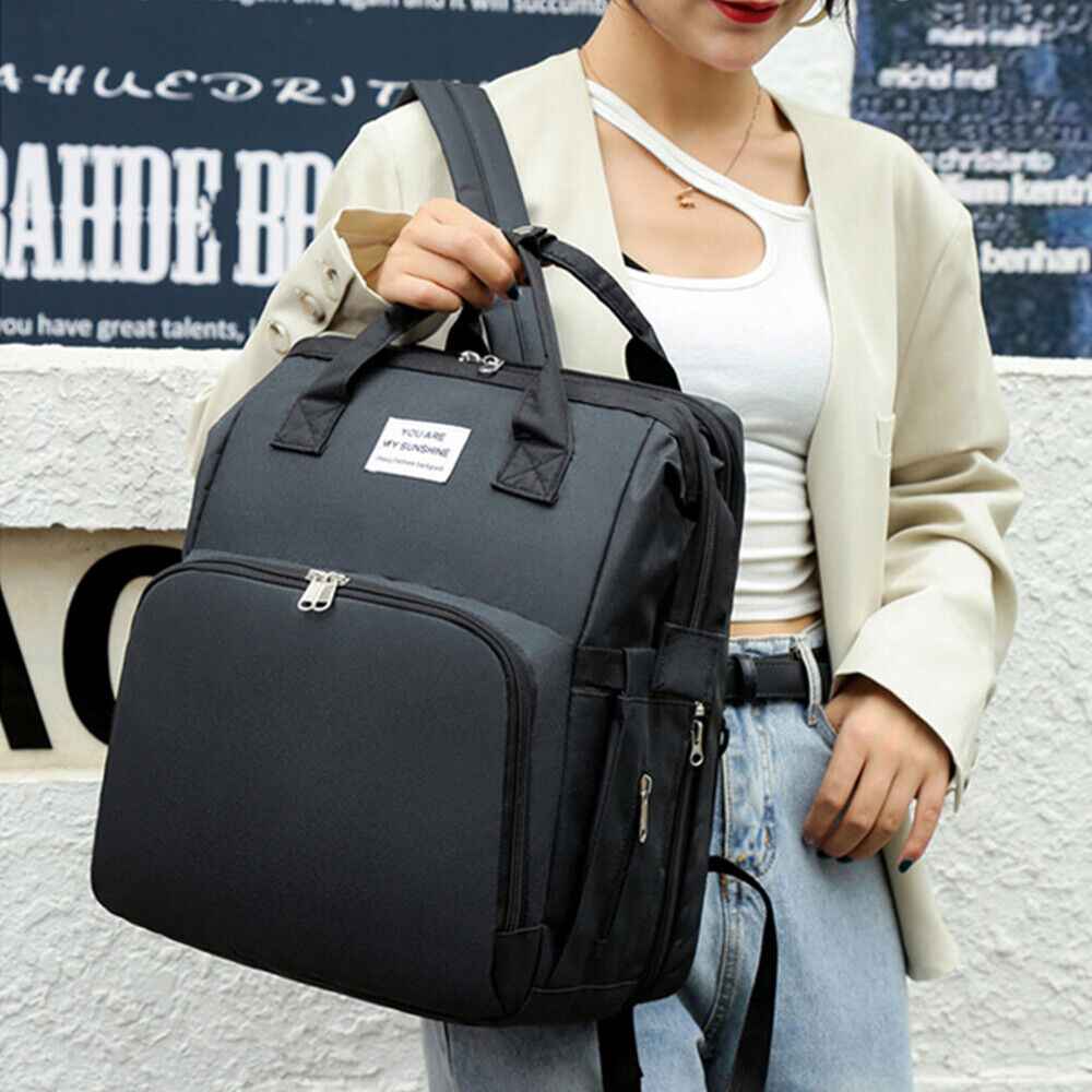 Baby Changing Bag Diaper Bag Large Nappy Backpack with Portable Changing Mat UK