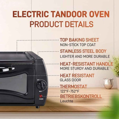2100W Mini Tandoor Oven Chapati Roti Lahmacun Manakish Pizza Naan Bread Maker