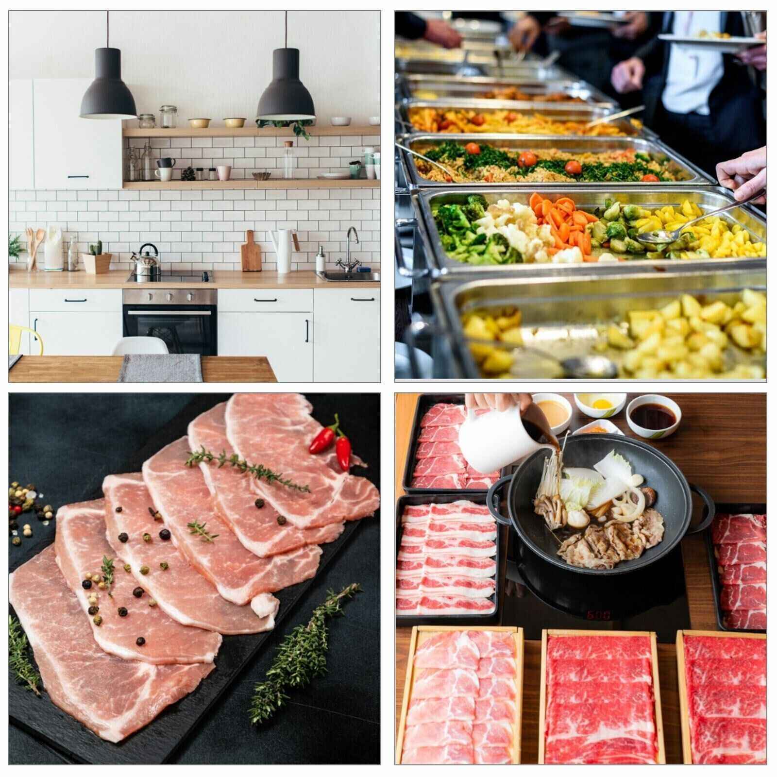 Commercial Meat Cutting Machine Cutter Stainless Steel Slicer 150Kg/H 850W UK