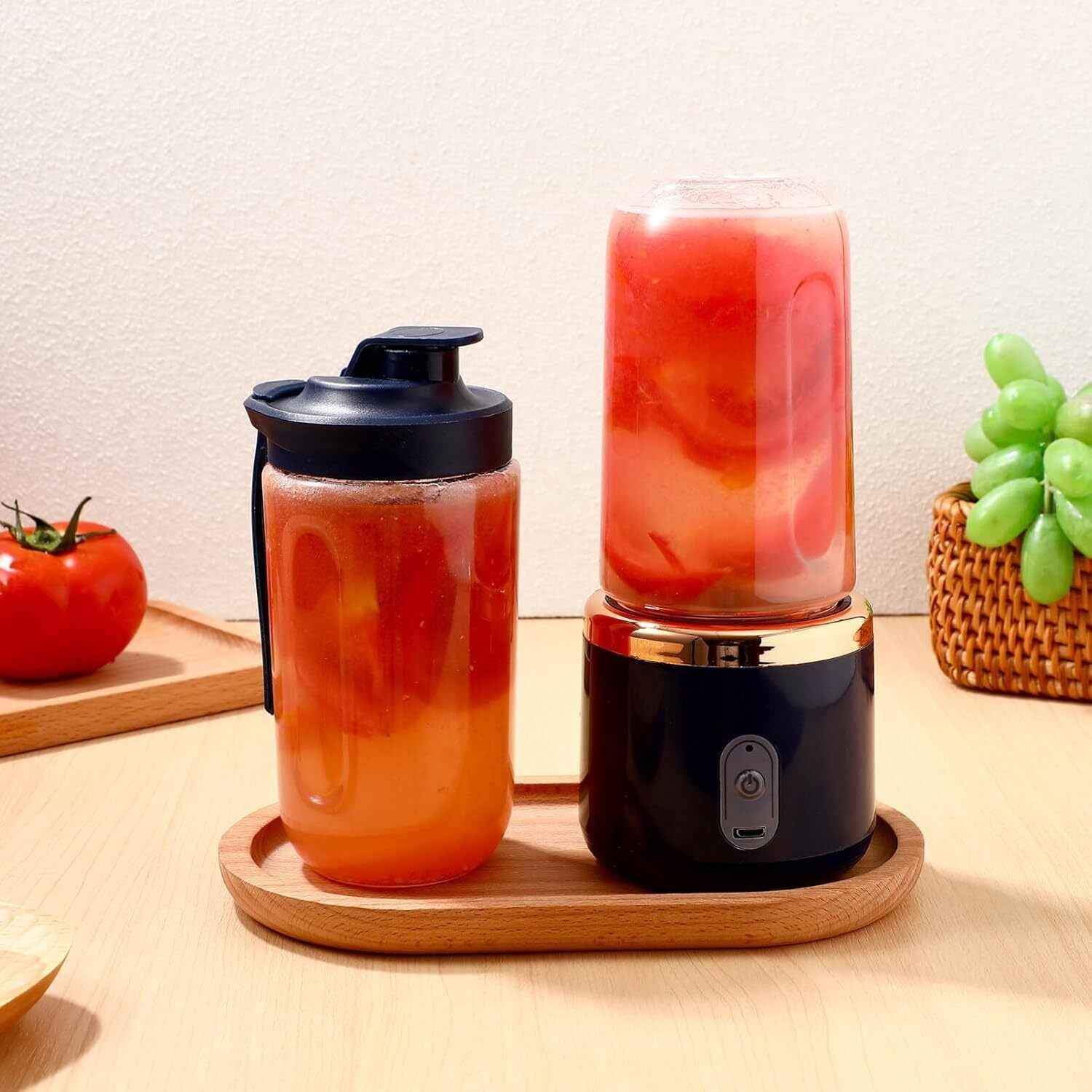 Electric Juice Maker Portable Blender Smoothie Mini Juicer Fruit Machine 400ml