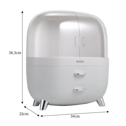 Dressing Table Makeup Storage Box Drawer Desktop Cosmetic Organizer Tidy Case UK