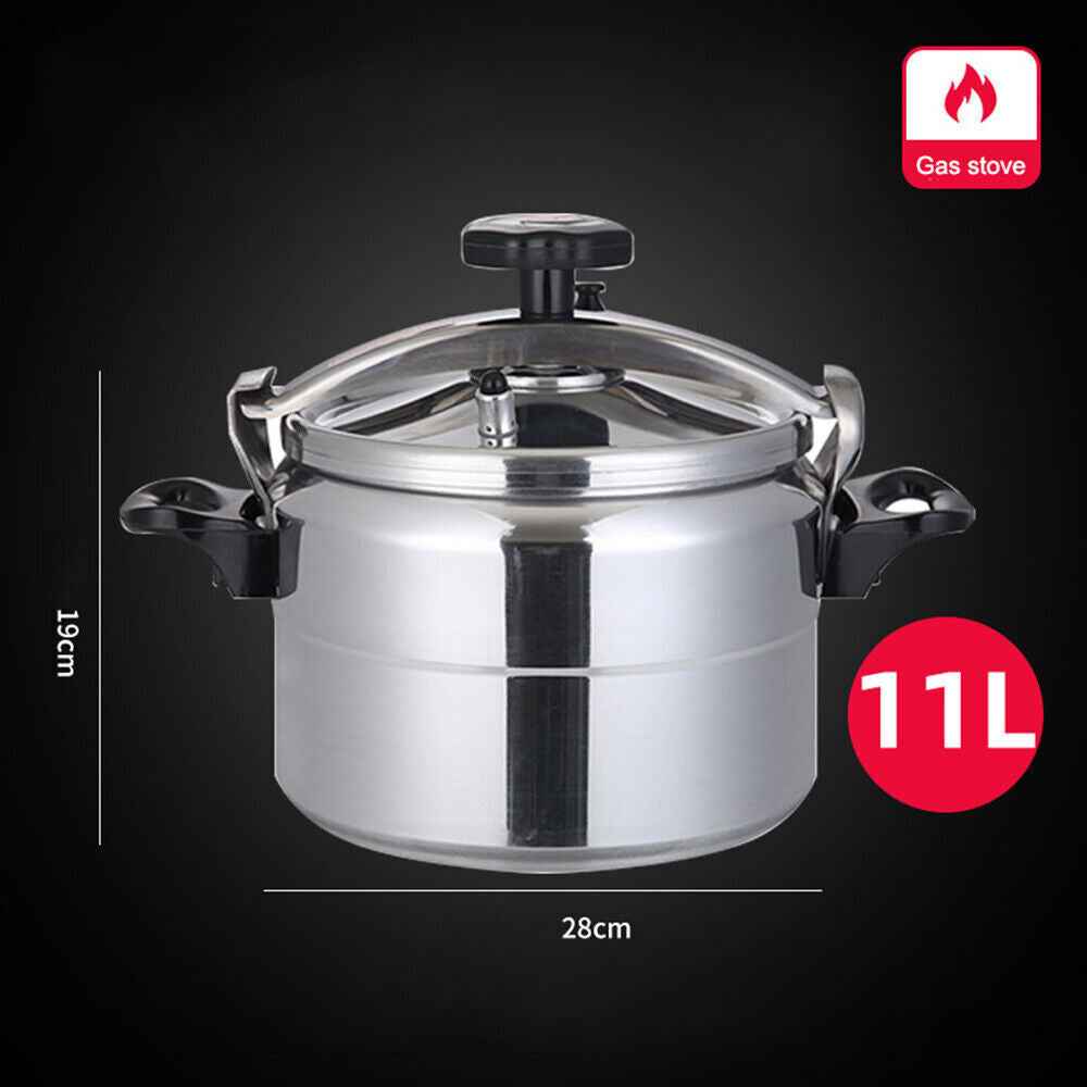 Aluminium Pressure Cooker Quick with Lid Latch Indicator 7L-11L Explosion-Proof