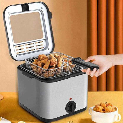 1000W 2.5L Electric Deep Fat Fryer Stainless Steel Non-stick Chip Pan UK