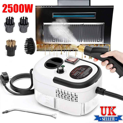 2500W Portable Handheld Steam Cleaner High Temperature Steam Cleaning Machine UK