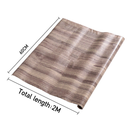 10M Wood Effect Self Adhesive Wallpaper Vinyl Film Roll Furniture Door Stickers