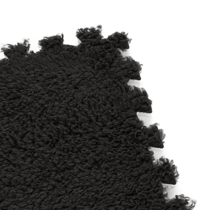 24pcs Interlocking Floor Mat Plush Foam Carpet Tiles Fluffy Square Area Carpets