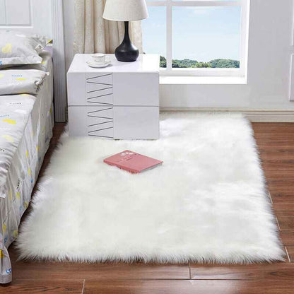 Fluffy Rugs Anti-Slip Large Shaggy Rug Super Soft Mat Living Room Bedroom Carpet