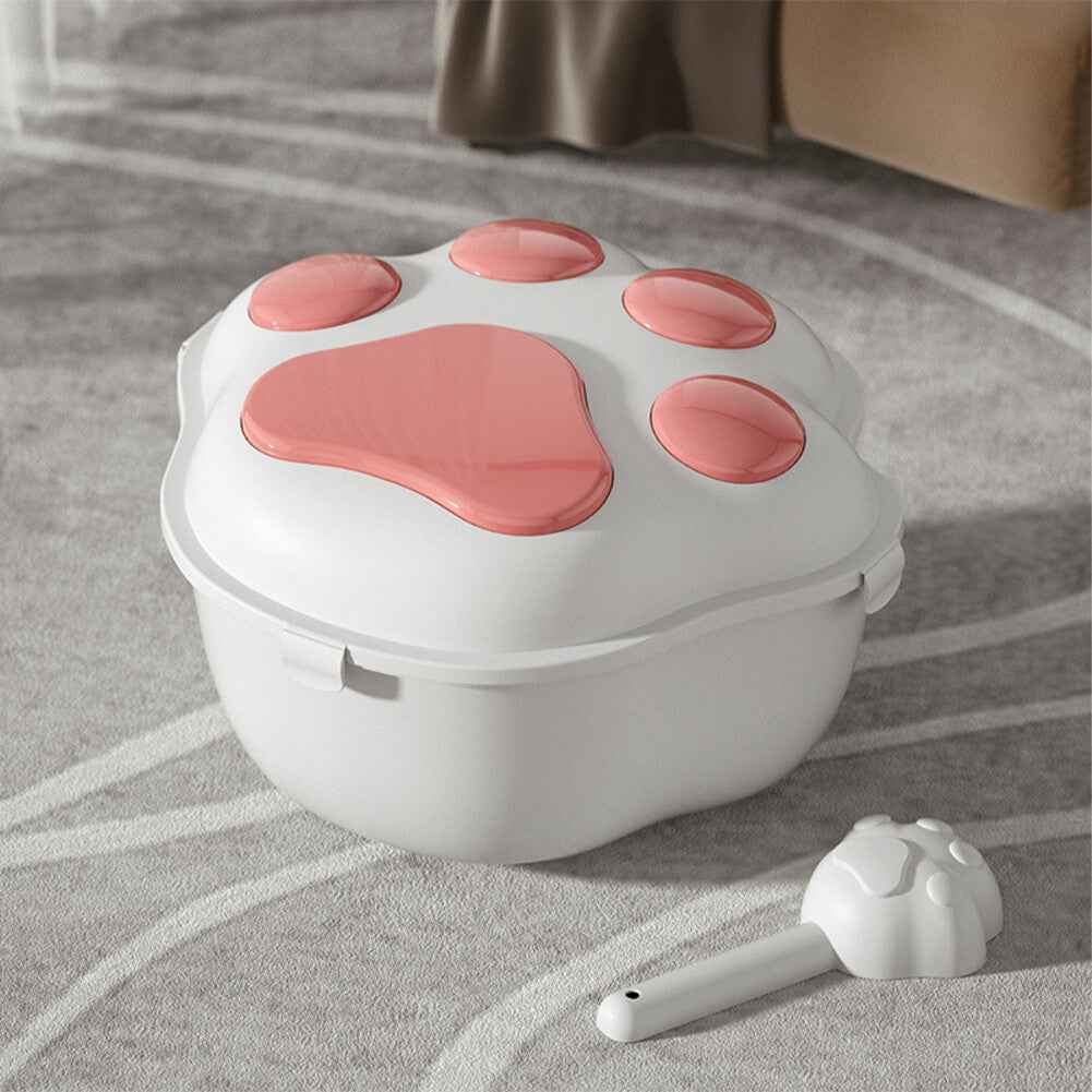 Food Storage Container Dog Cat Pet Animal Dry Food Cereal Dispenser Box with Lid