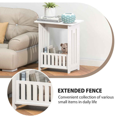 3-Type Freestanding Waterproof Bathroom Cupboard Storage Cabinet with Door White