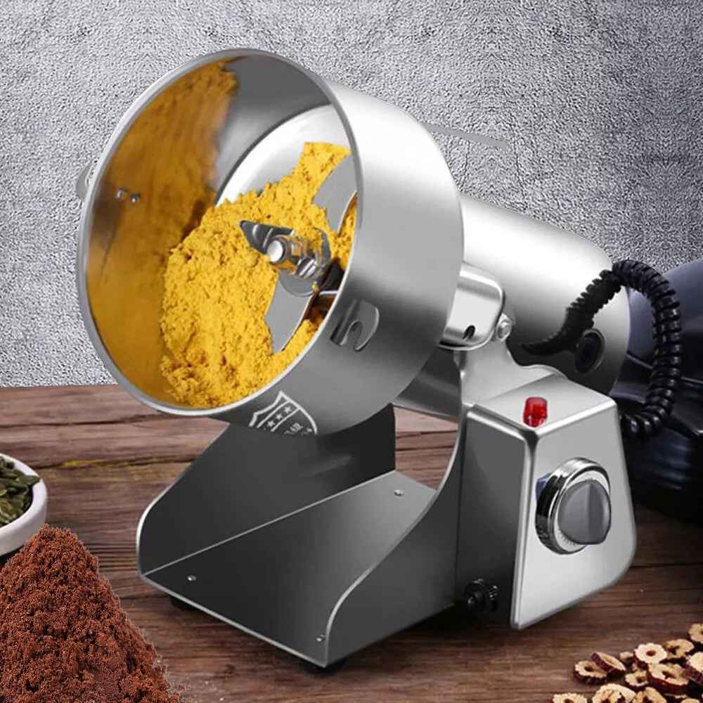 3200W Electric Grain Grinder Cereal Mill Flour Powder High Speed Machine 800g