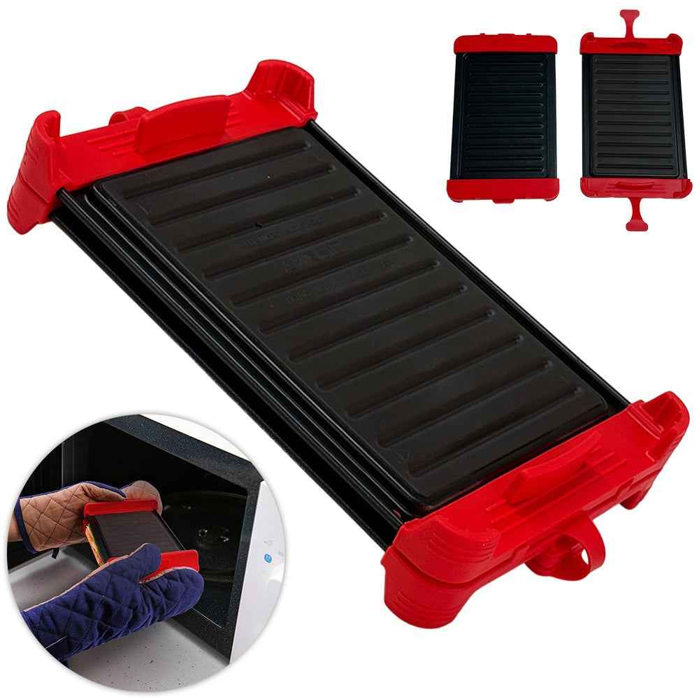 Microwave Grill Microwave Toastie Maker Fast Breakfast Sandwich Press Grill Tool